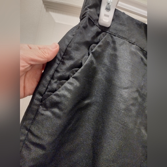 New Kika Vargas Women's Scalloped Edge Pocket Tapered Pants Black - Picture 6 of 11